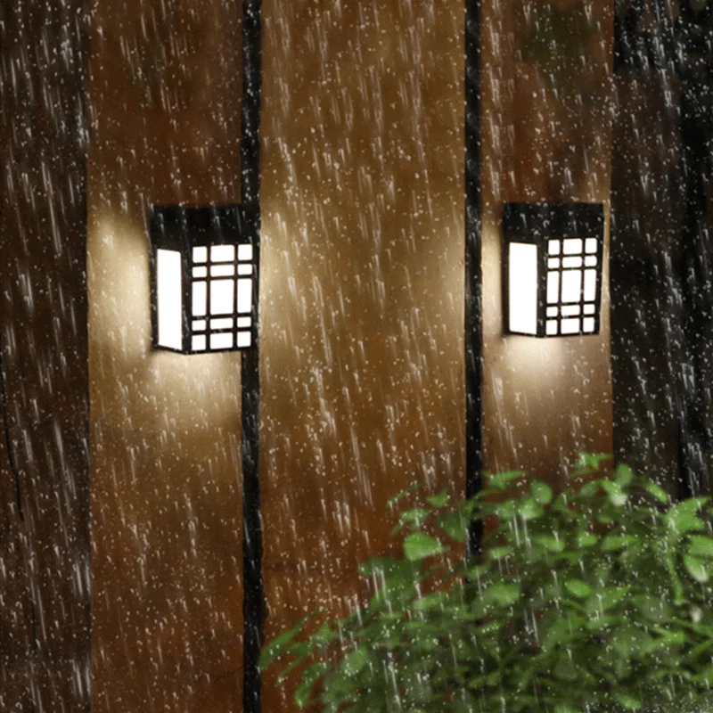 Outdoor Solar Garden Decoration Light IP65 Waterproof Solar Wall Lamp Deck Light Fence Light Stair Lights With Bright Warm Light
