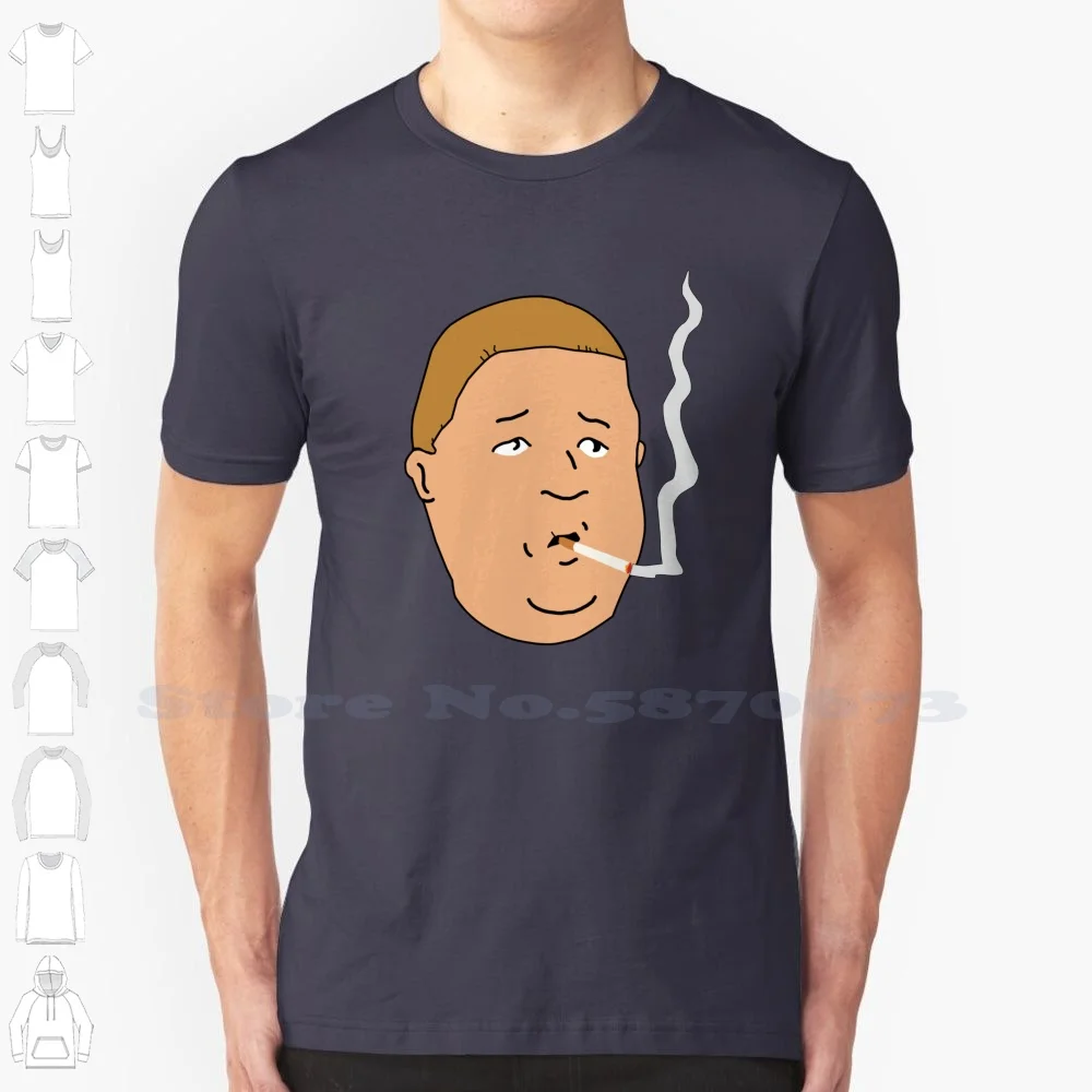 Bobby Hill Smoking 100% Cotton T-Shirt Bobby Hill Hank Hill Koth Cigerettes Ladybird Alamo Beer Hank Smoking Smoking Bobby Dale