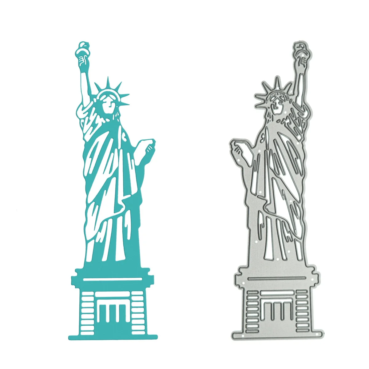 USA Landmark Statue of Liberty Metal Cutting Die For Scrapbooking DIY Photo Album Clip Art Work Decorating Paper Cutter Stencil