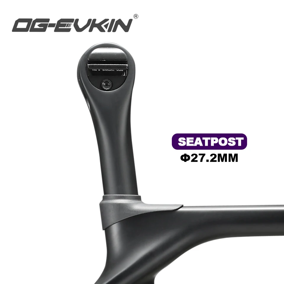 OG-EVKIN CF-025-V Carbon Road Frame Rim V-Brake Bicycle Frame