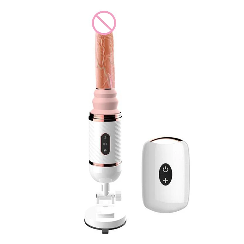 Automatic Heated Vibrator Sex Toys G-spot Pussy Pump Retractable Dildo For Women Suction Cup Penis Remote Control Sex Machine