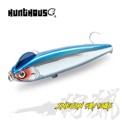 Hunthouse Pencil Fishing Lure Stickbait Bait 90mm/130mm T-shaped Slow Sinking saltwater Lures Fishing For Seabass Tackle LW512