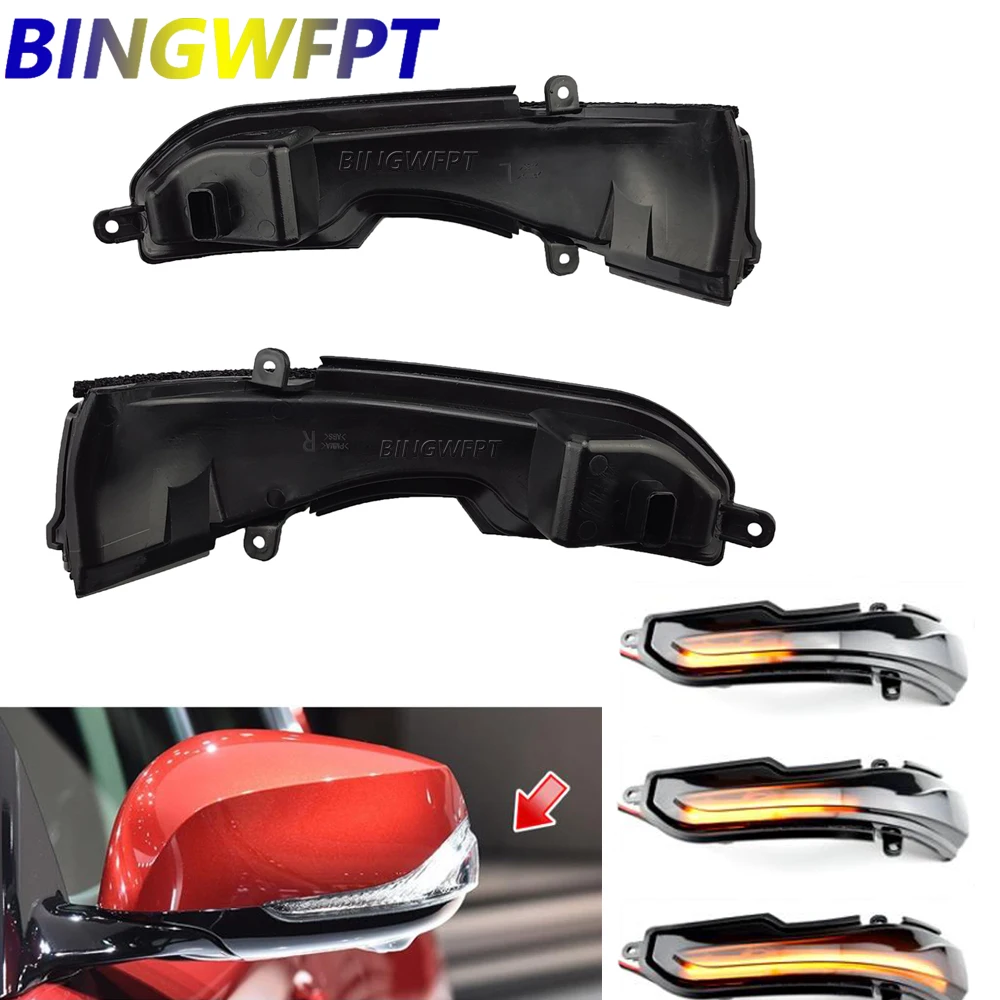 

2X Car Accessories Side Mirror Blinker Lamp LED Dynamic Turn Signal Light For Infiniti QX50 J50 Facelift Skyline 2015-2018