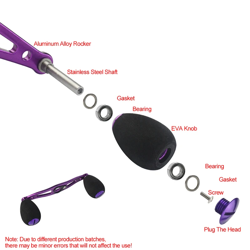 EKFan Mango Baitcast – Aluminium 112mm perilla EVA - imagen 4