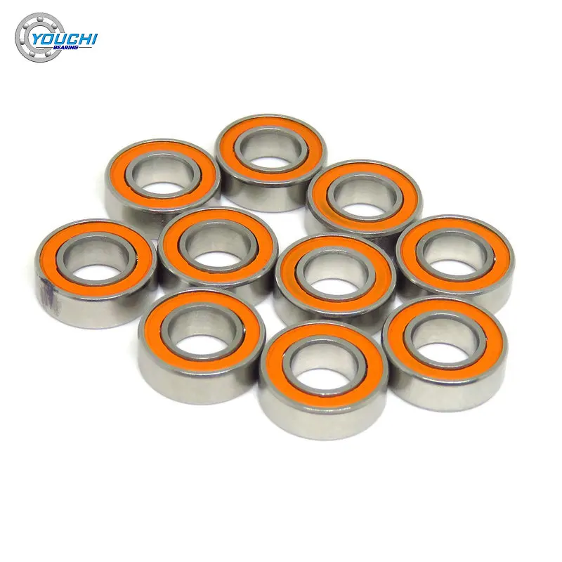 10pcs SMR126 2RS 6x12x4mm Stainless Steel Hybrid Bearings MR126 RS SMR126C SMR126RS  6*12*4 RC Car Fishing Reel Ceramic Bearing