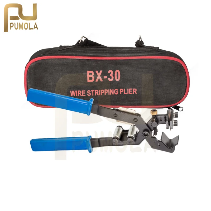 15-30mm ferro BX-30 multifuncional fio stripper cabo crimper alicate cortador ferramenta de friso mão