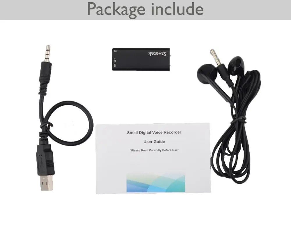Savetek最小のミニusbペン音声起動8ギガバイト16ギガバイトデジタルオーディオボイスレコーダーMp3プレーヤー192kbps録音wav