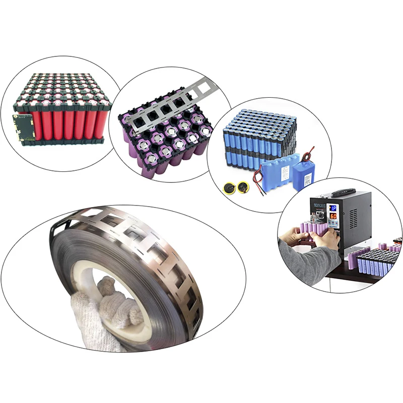 0.15*25.5mm 2P High Purity Pure Nickel Belt For 18650 Lithium Battery Welding Connection Tape Nickel Belt Lengths Can Be Select