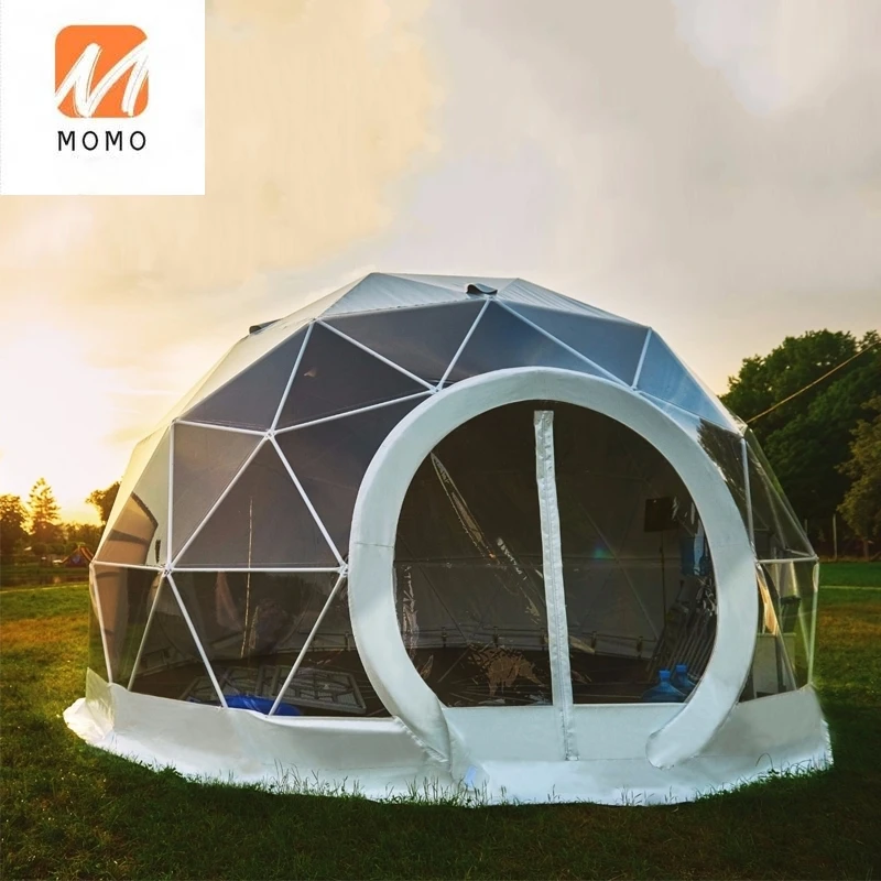 Transparent Waterproof PVC Winter Outdoor Camping Luxury Dome Tent Garden Igloo House With Insulation