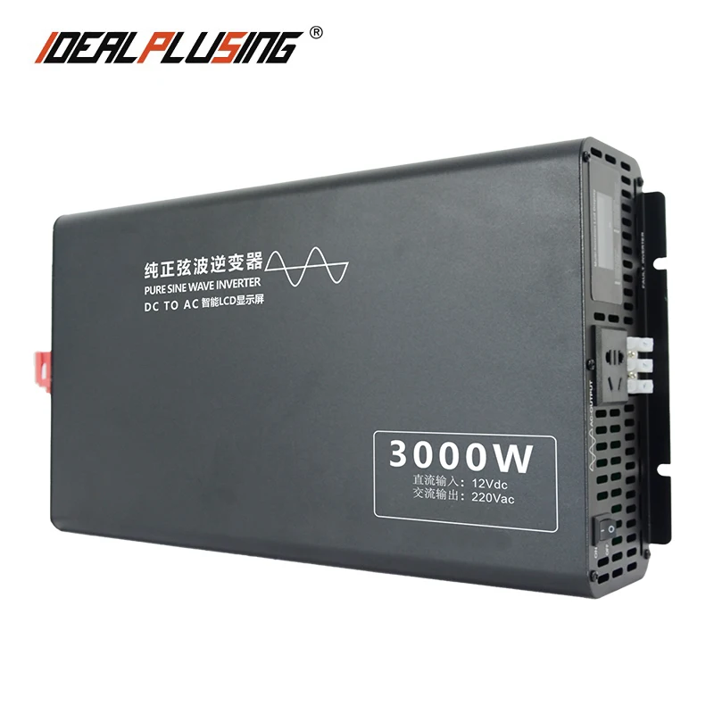 Idealplusing 12v 24v 48v 60v 72v 84v To 100v 110v 120v 220v 230v 240v 3000w Dc Ac Power Sine Wave Inverter