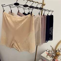 S103 Summer Woman Underwear High Waist Large Size Safety Shorts Ultra Thin Seamless Lace Under Skirt Pants Spandex Boxers