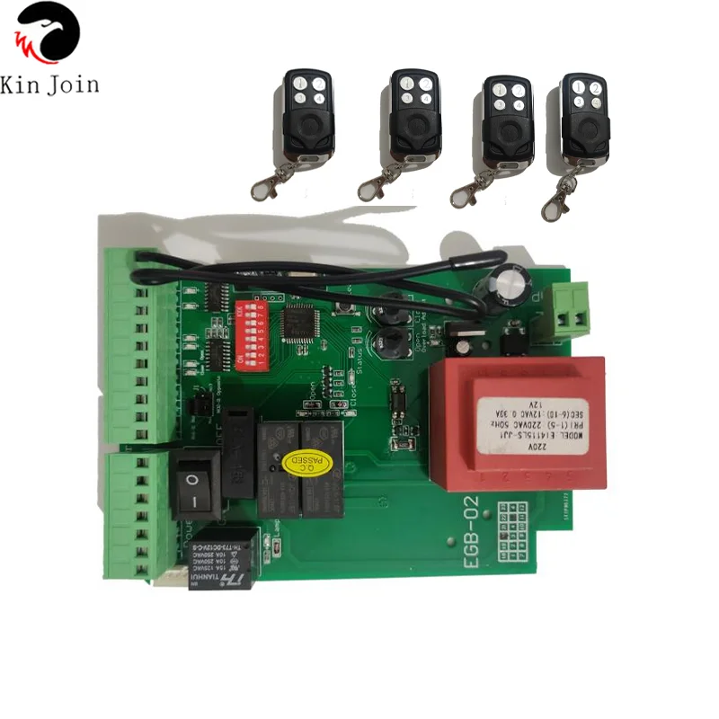 KinJoin Sliding Gate Opener Motor Control Unit PCB Controller Circuit Bboard Electronic Card For KMP Series