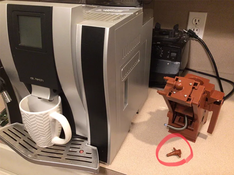 Conector de boquilla de pieza de repuesto para Brewer, Unidad de filtro de máquina de café merol, cabezal de cafetera automática, 1 unidad