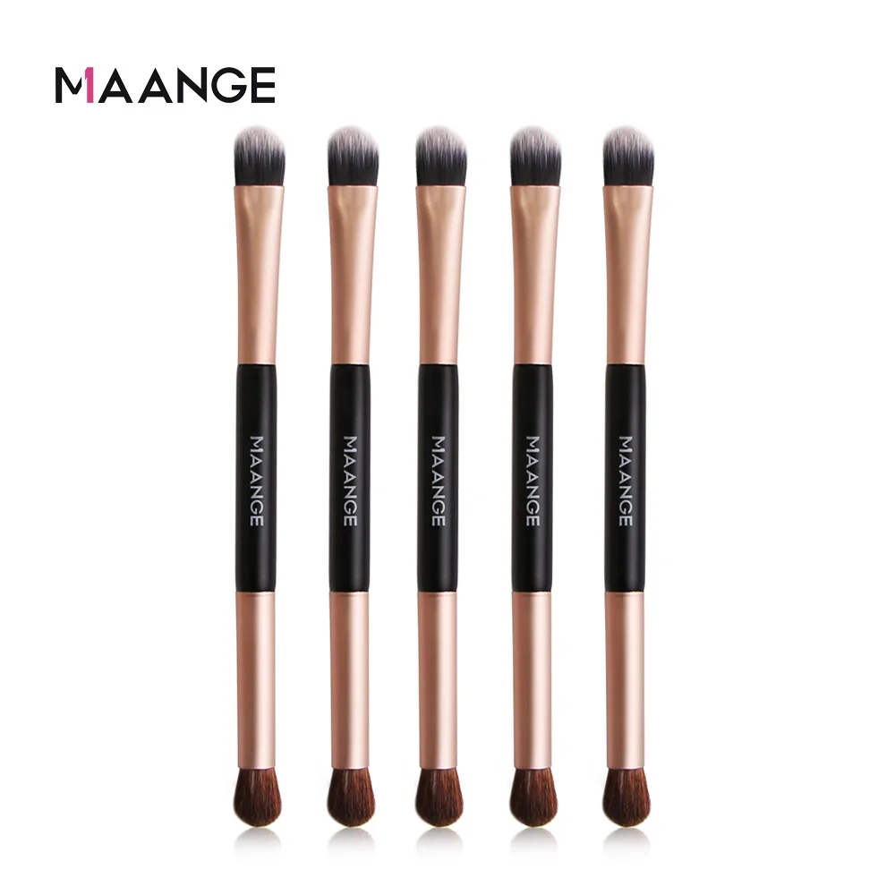 Pro 5/10Pcs Multifunktionale Verdoppelt Endete Lidschatten Pinsel Make-Up Pinsel Set Pulver lidschatten Eyeliner Lip Make-Up Pinsel werkzeuge