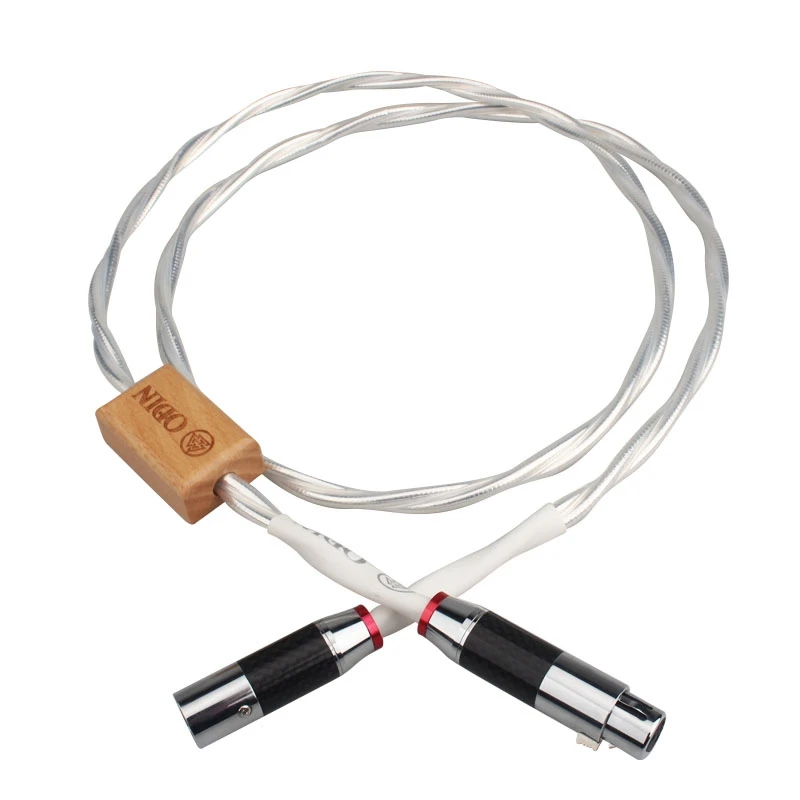 HiFi XLR To XLR 110Ω Coaxial Cable Stereo Audio Cable ODIN XLR Video Cable for TV Amplifier Home