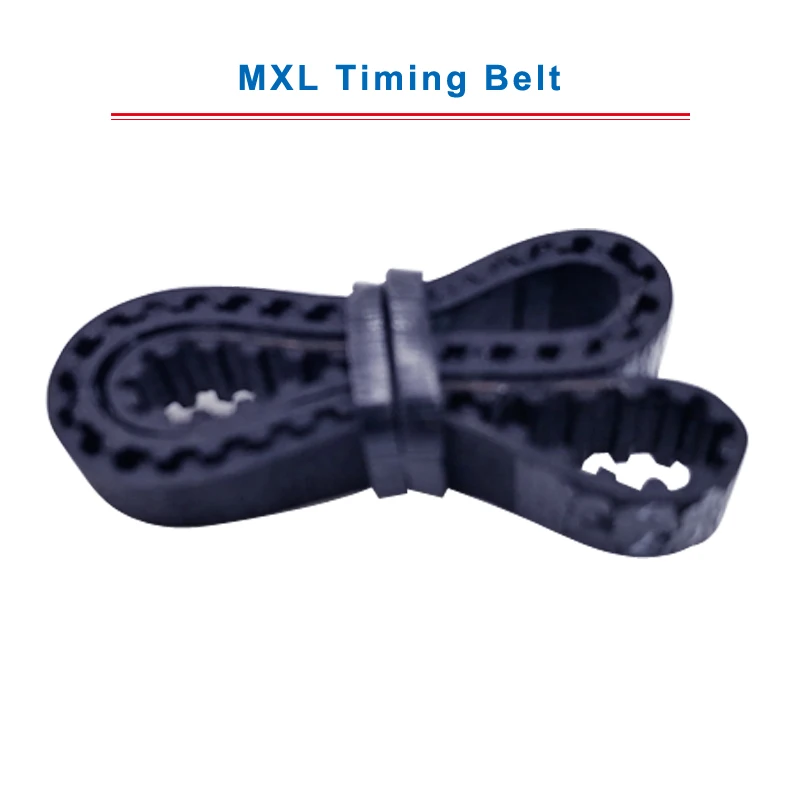 

2 pcs MXL Timing Belt model-42/43/44/45/45.6/46/47/48/49/49.6MXL Transmission Belt Width 6/10 mm For MXL Timing Pulley