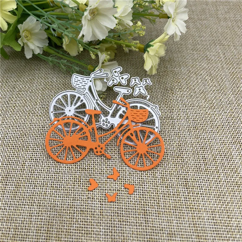 Bicycle Hearts  Frame Metal Cutting die keychain shaker Heart Paper Key Chain Scrapbook Paper Craft Card Punch Art Knife Cutter