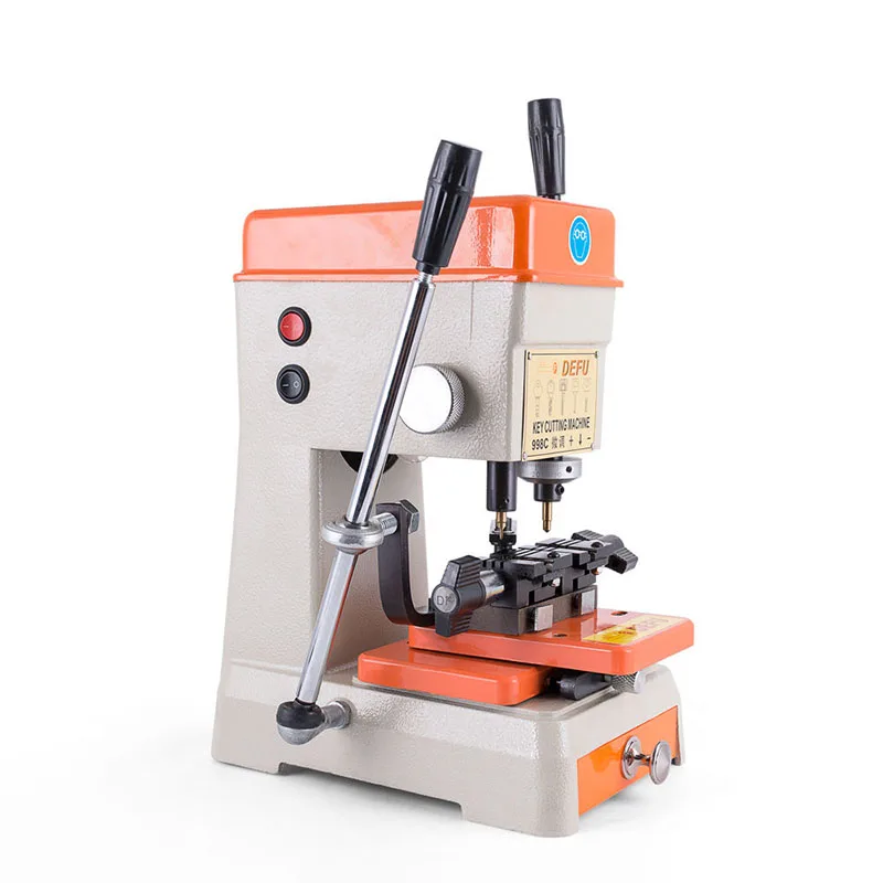 998c Sleutelsnijboor Machine 200W Multifunctionele Sleutel Reproduceren Machine Slotenmaker Levert Sleutelsnijmachine Sleutelproductie Snijmachine