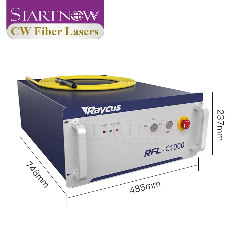 Startnow Fiber Cutting Welding Machine Laser Source RFL-C1000 C1500 RFL-C2000X Single Module Raycus Fiber Laser Power