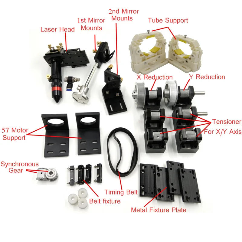 

High-quality Whole Kit CO2 Laser Parts For DIY 9060 1390 1410 1610 Laser Engraving And Cutting Machine