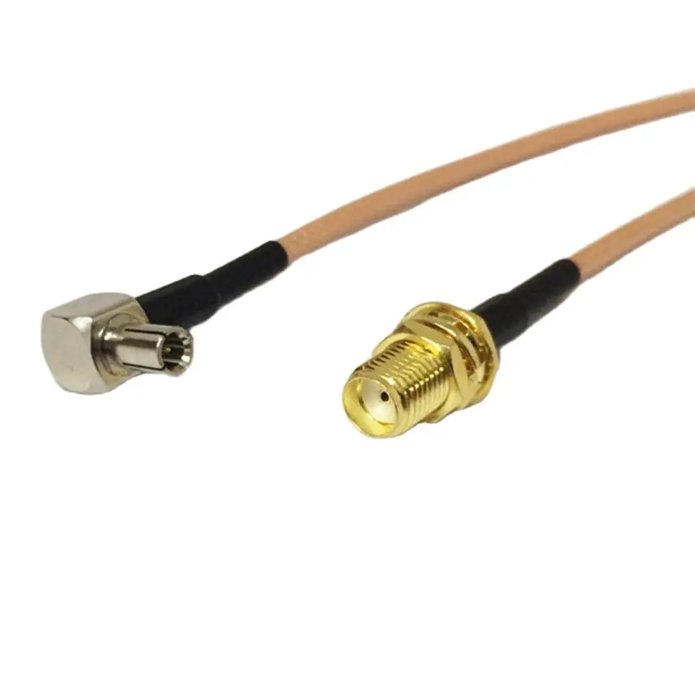 1PC Pigtail SMA Female Nut To TS9 Male Connector RF Coaxial Cable RG316 RG174 RG178 15CM