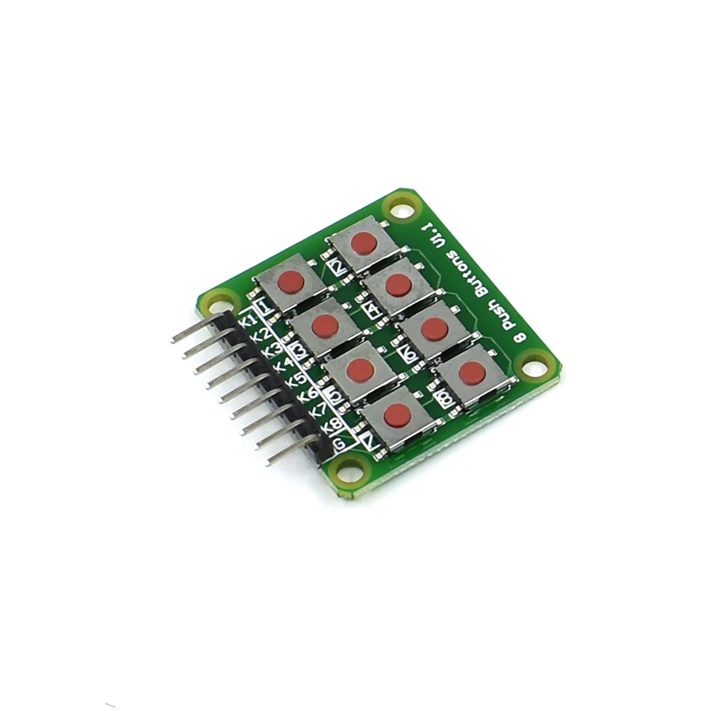 Micro Switch 1*2/2*2/2*4/4*4 Matrix Keyboard 8-bit Button Independent Button MCU External Expansion Keyboard Module