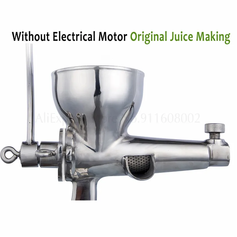 Wheatgrass Juicing Squeezer Stainless Steel Juicer Auger Slow Extractor Fruits Celery Vegetable Orange Juice Presser