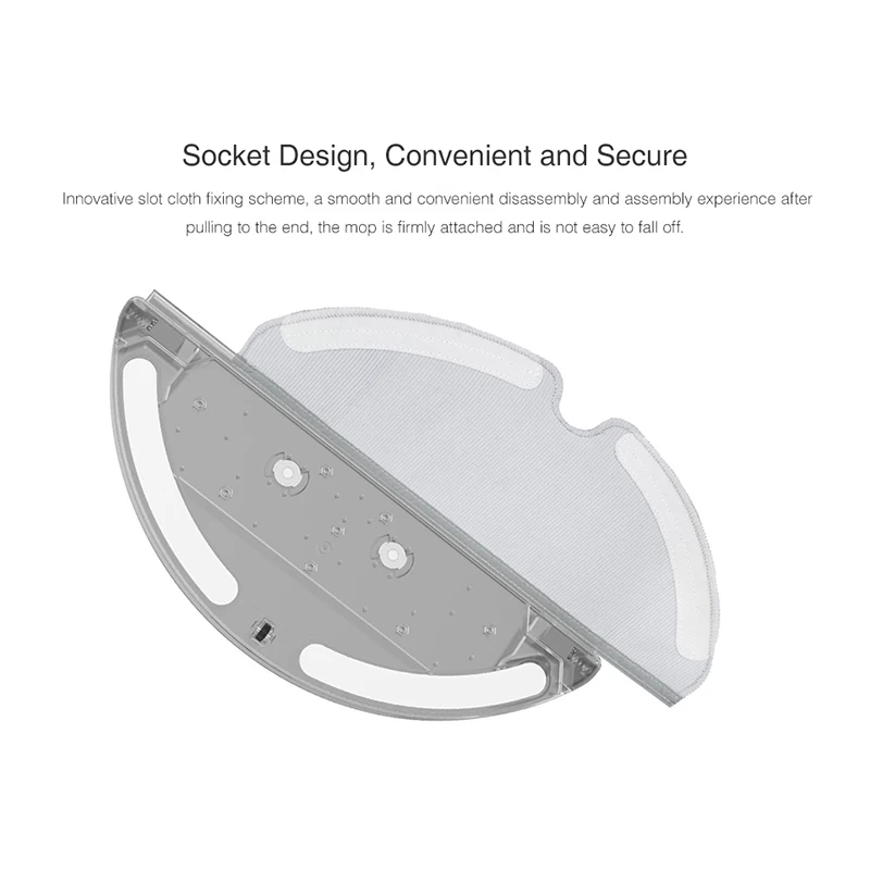 Upgraded version Cleaner Robot Mop Cloths Rags For Xiaomi Roborock S5 Max S6 Pure S6 MaxV S5 S51 Mops Accessories Full Coverage