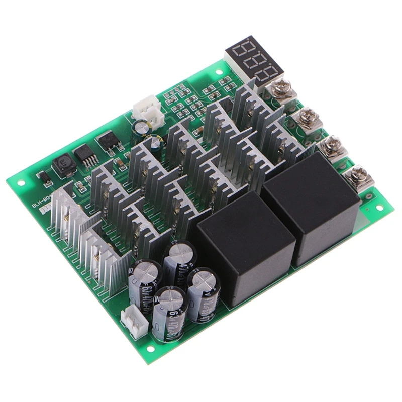 DC 10-55V 12V 24V 36V 48V 55V 100A Motor Speed Controller PWM HHO RC Reverse Control Switch with LED Display