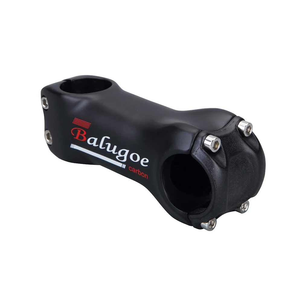 BALUGOE-Carbon Mountain Bike Stem, Bicycle Parts, Positive and Negative Cycling Parts, MTB, Road Bike, 6, 17 Degree, 31.8mm