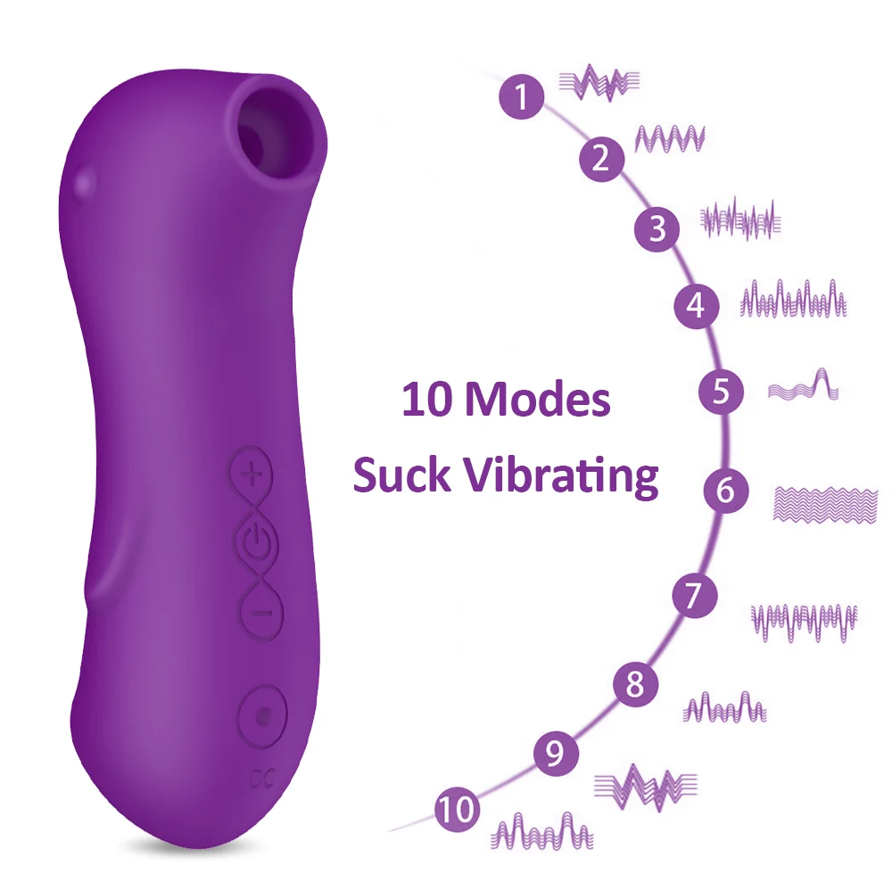 10 Speeds Clit Sucker Vibrator Blowjob Tongue Vibrating Clitoris Vagina Stimulator Nipple Sucking Adult Sex Toys Oral Licking