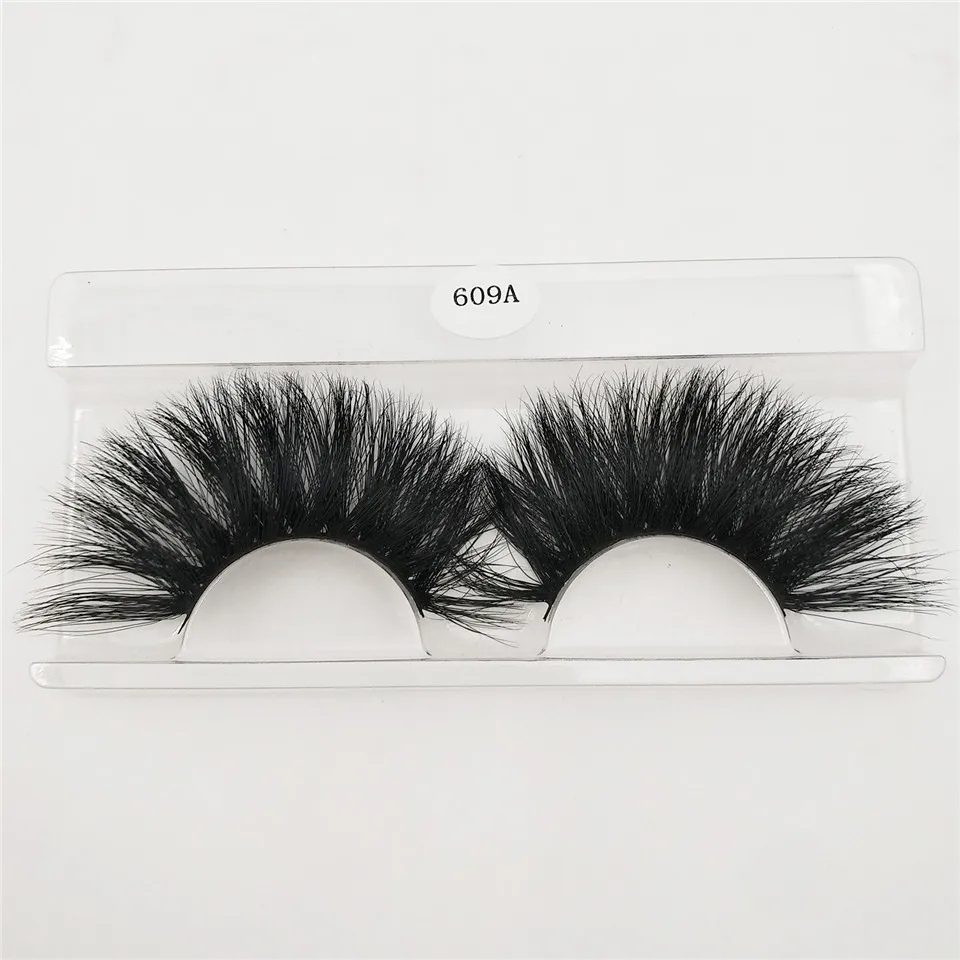 Faux-cils en vison 3d longs et doux, 25mm, accessoires de maquillage, vente en gros