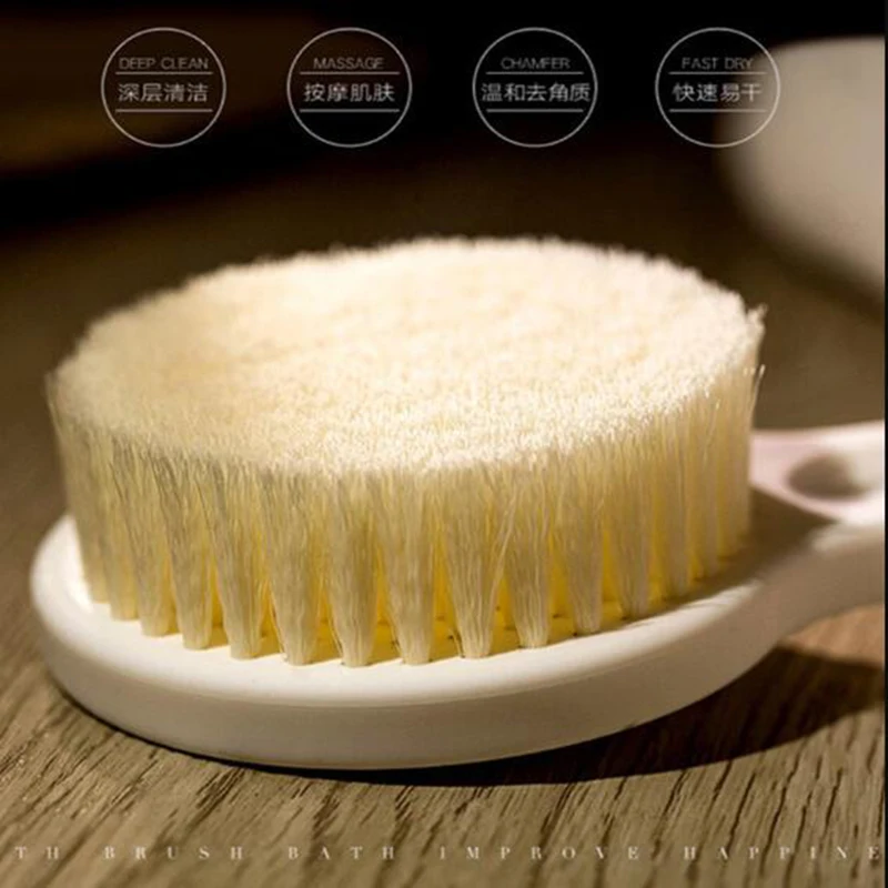 

Long Handle Soft Hair Bath Brush Set Bath Brush Back Brush Adult Back Cleaning Brush Good Product Rubbing Artifact.