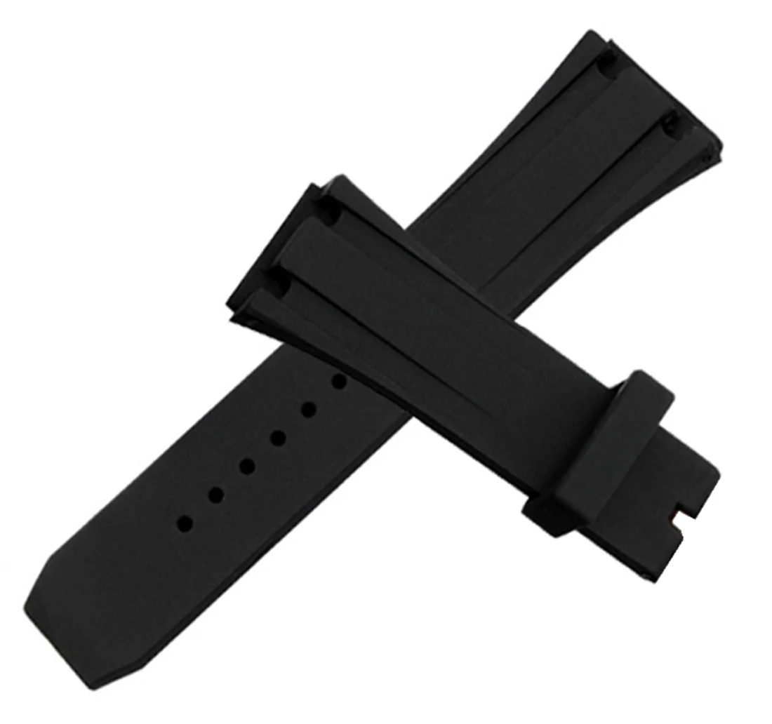 

26mm Black Waterproof Silicone Rubber Replacement Wrist Watch Band Strap Belt for AP Audemars Piguet Royal Oak Offshore