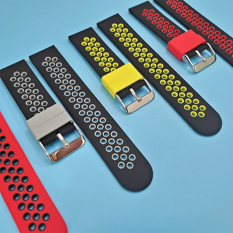 Colorful Sports Silicone Strap For imilab kw66 Smartwatch Watch Band Wristband Bracelet Watchband Replace Accessories