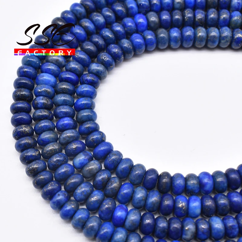 

4X6 4X8mm Natural Stone Beads Lapis Lazuli Loose Spacer Beads For Jewelry Making Diy Bracelet Necklace Accessories Wholesale 15"