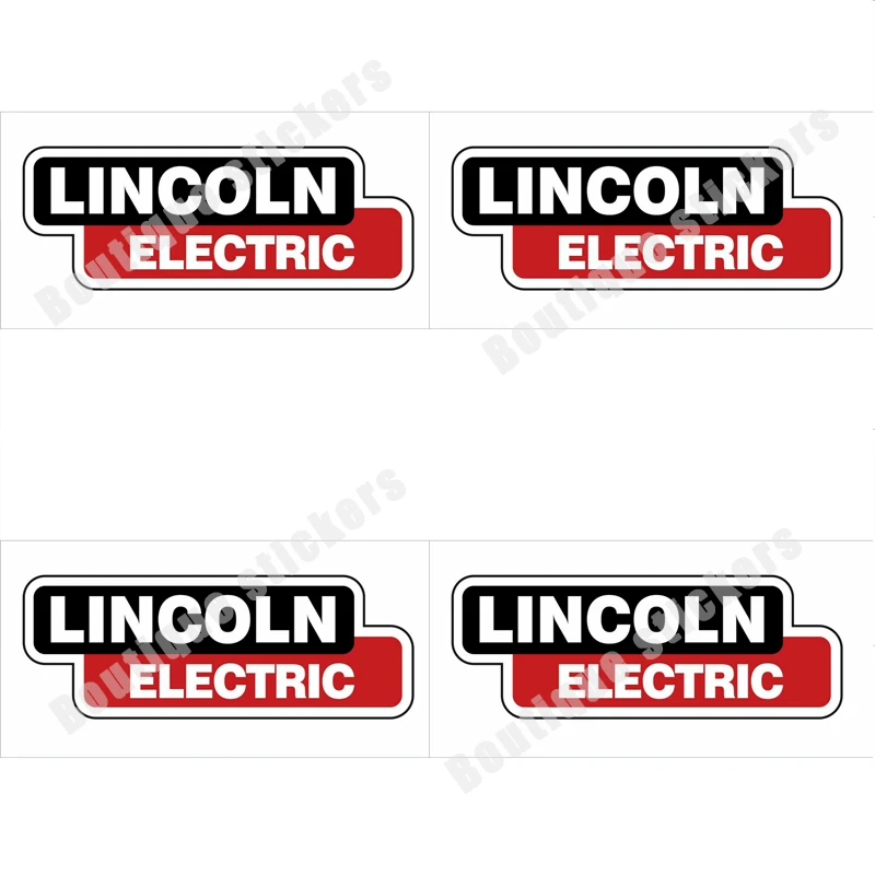 4X Lincoln Electric Welder Helmet Bumper Toolbox Motorcycle Decal Sticker Car Decal Decoration Rearview Mirror Headlight