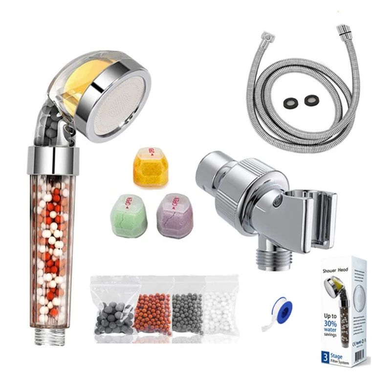 Vitamin C Filter Dusche Kopf Kit Chlor Flouride Filter Hard Wasser Weicher