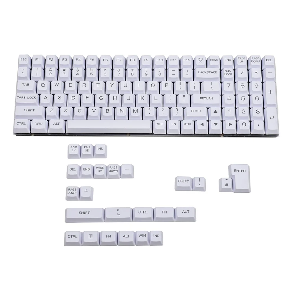 125 Keys 1.5mm Keycaps 108 104 980 96 87 84 61 Compatible With Pbt Material Thickened OEM Height Keycap