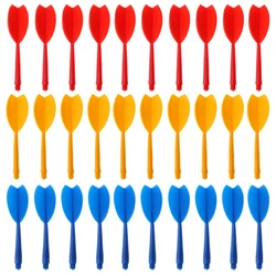 30pcs Multicolor Durable Plastic Darts Shaft & Dart Flight Combo Set Darts Accessories