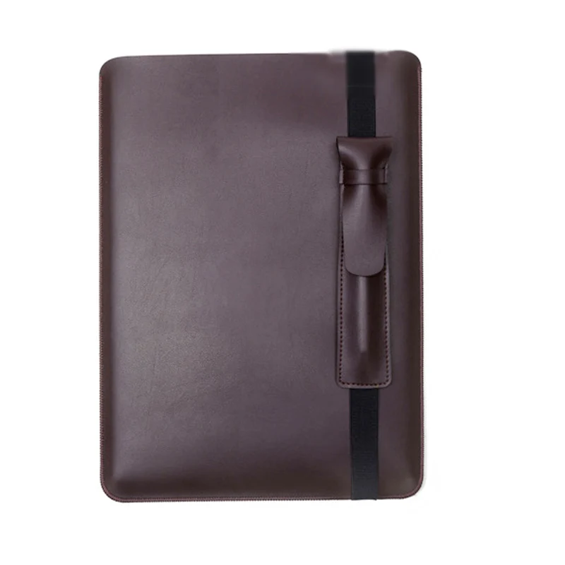 Capa elástica universal de bolso para apple pencil, huawei surface estojo de couro compatível com tablet de 9-12.9 polegadas