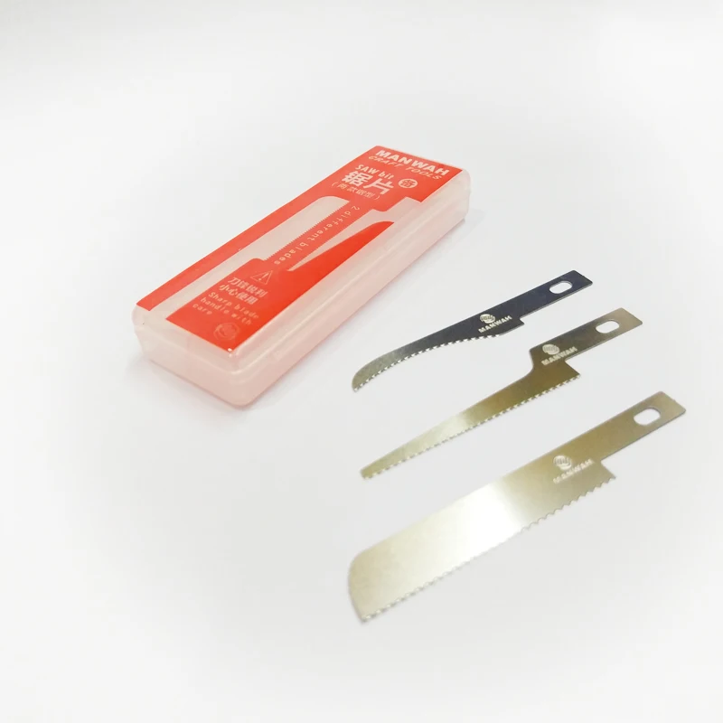 WANWAH # MW-2161ชุดเครื่องมือตัด3ประเภท Hand ปากกามีดใบมีด Scalpel (6Pcs)