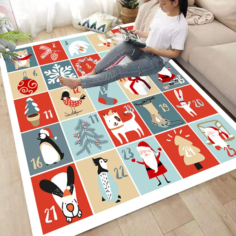 Cartoon Animals/Lion/Cow/Giraffe Carpets Soft Flannel 3D Printed Rugs Mat Rugs Anti-slip Large Rug Carpet Home Decoration