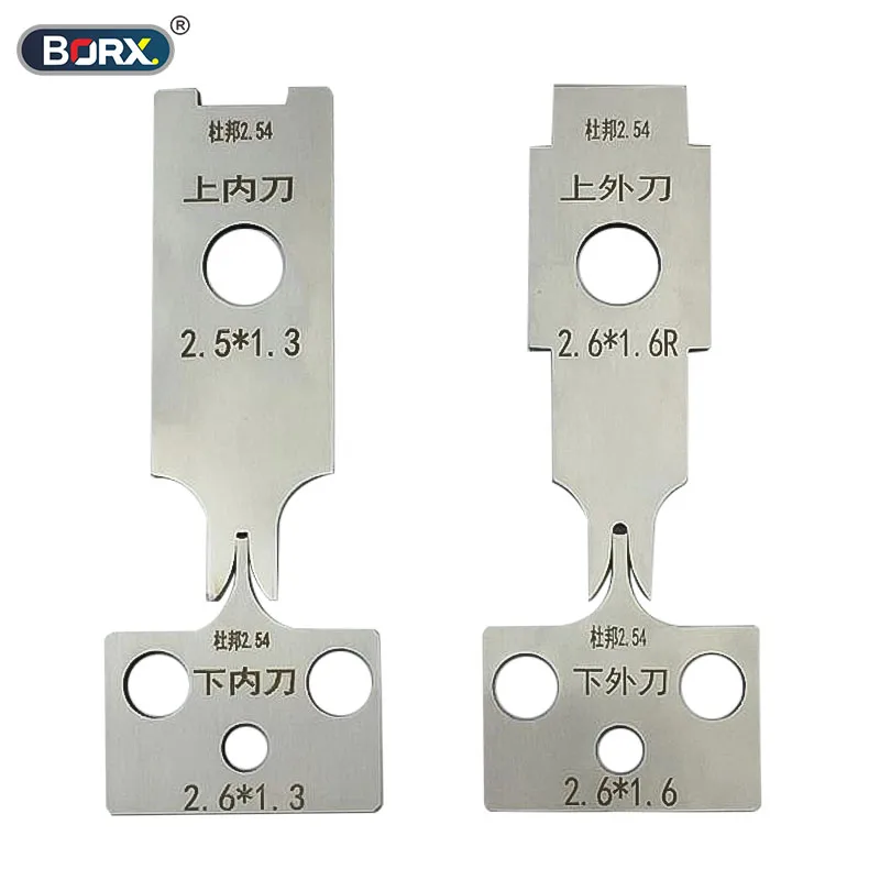 BORX jst Terminals Crimping Mold Blade Various Models And Specifications Blades For Terminal Machine Crimp Tools Accessories 4PC