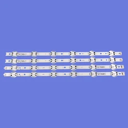 100% New 4pcs/Kit LED Strips For  49 TV 49UJ651V 49UV340C UB 49UJ6500 LC490DGG 6916L 2862A 2863A V17 49 L1+R1