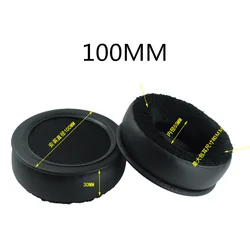 교체용 벨벳 폼 이어 패드 쿠션, 소니 AKG Beyerdynamic Fostex 헤드폰 1 쌍, 100mm, 90mm, 80-110mm