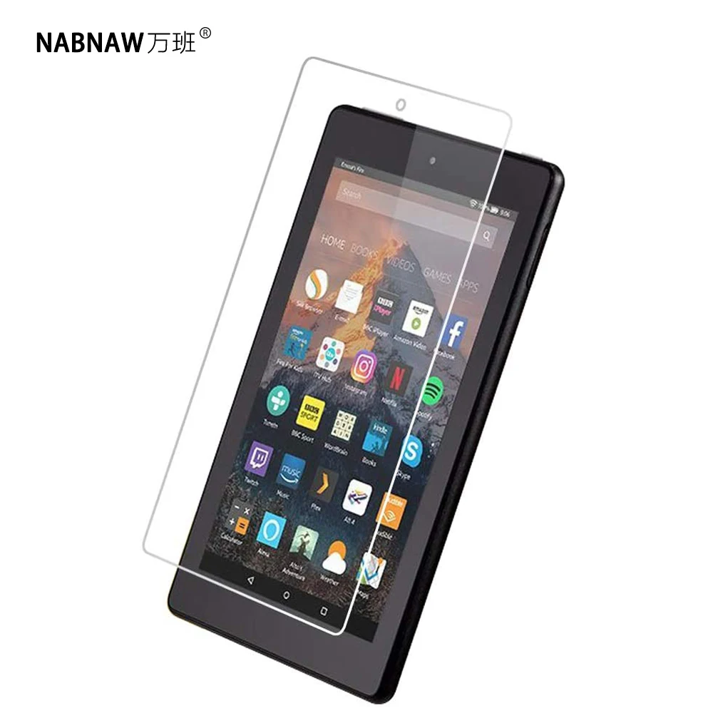 

Clear Scratch Proof Tempered Glass Screen Protector For Amazon All Fire HD 8 2017 2016 2015 Releaed 8 inches Kids Edition