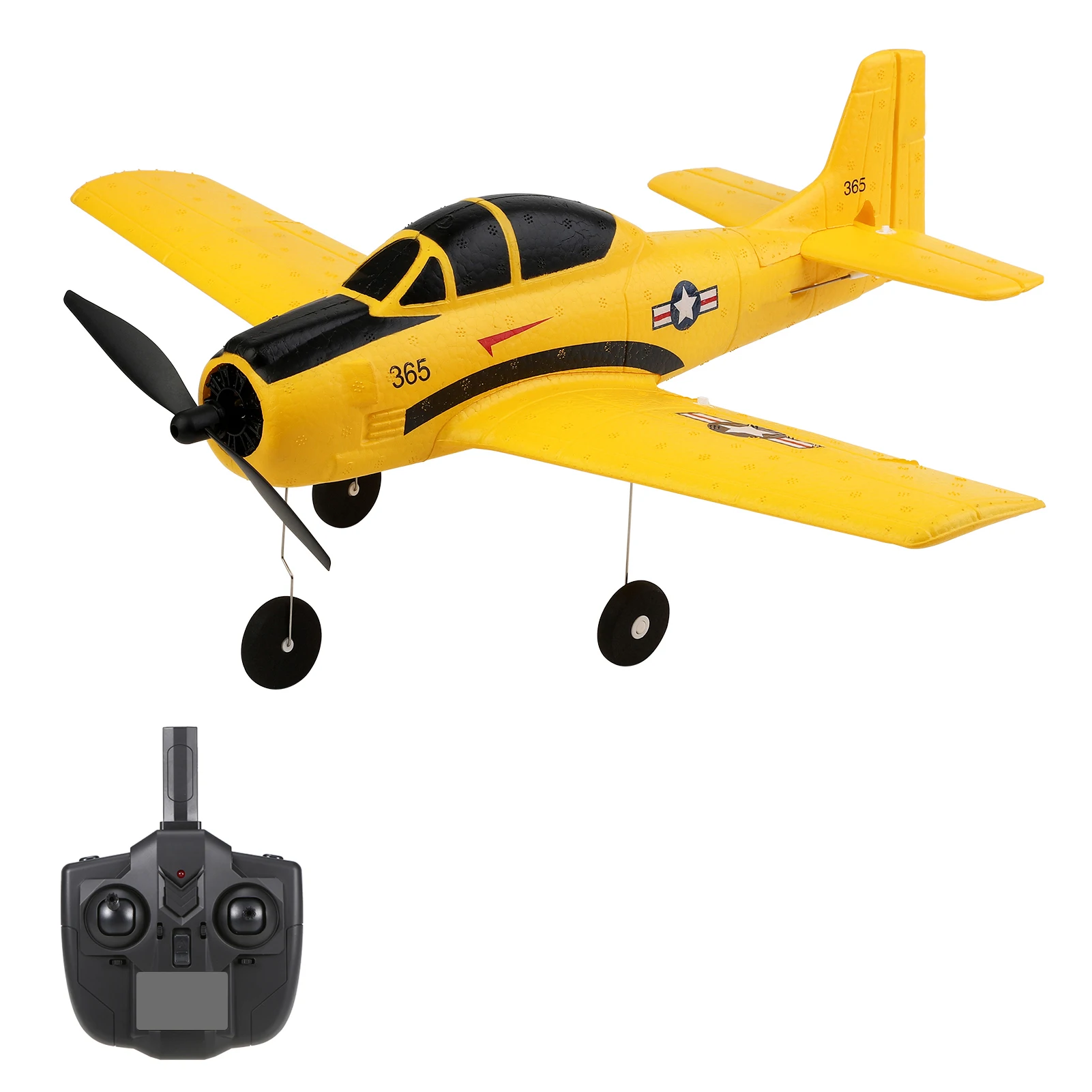 Wltoys A210 EPP RC Airplanes 4CH 6-axis Gyro T28 Fighter Remote Control Glider Unmanned Aircraft Outdoor Toy for Adults Kid