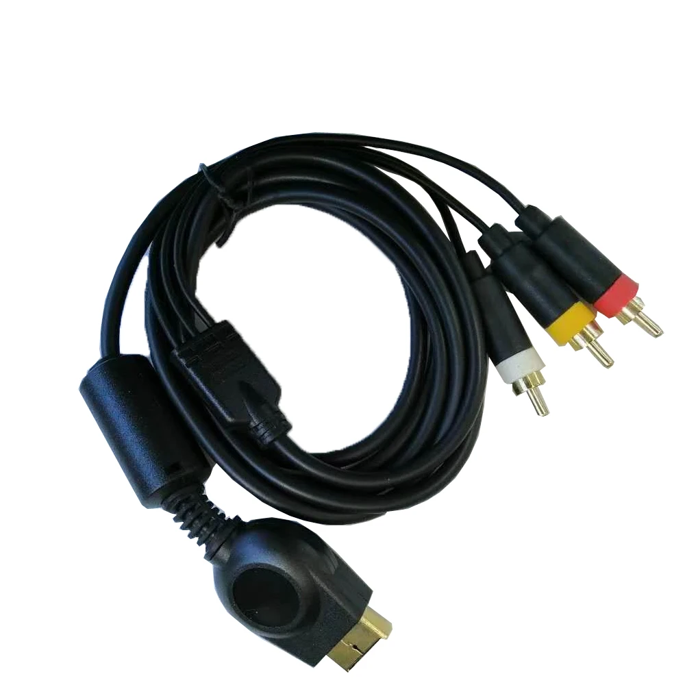 High quality RCA AV Video Audio Cable Cord Fit For PS3 game  cable