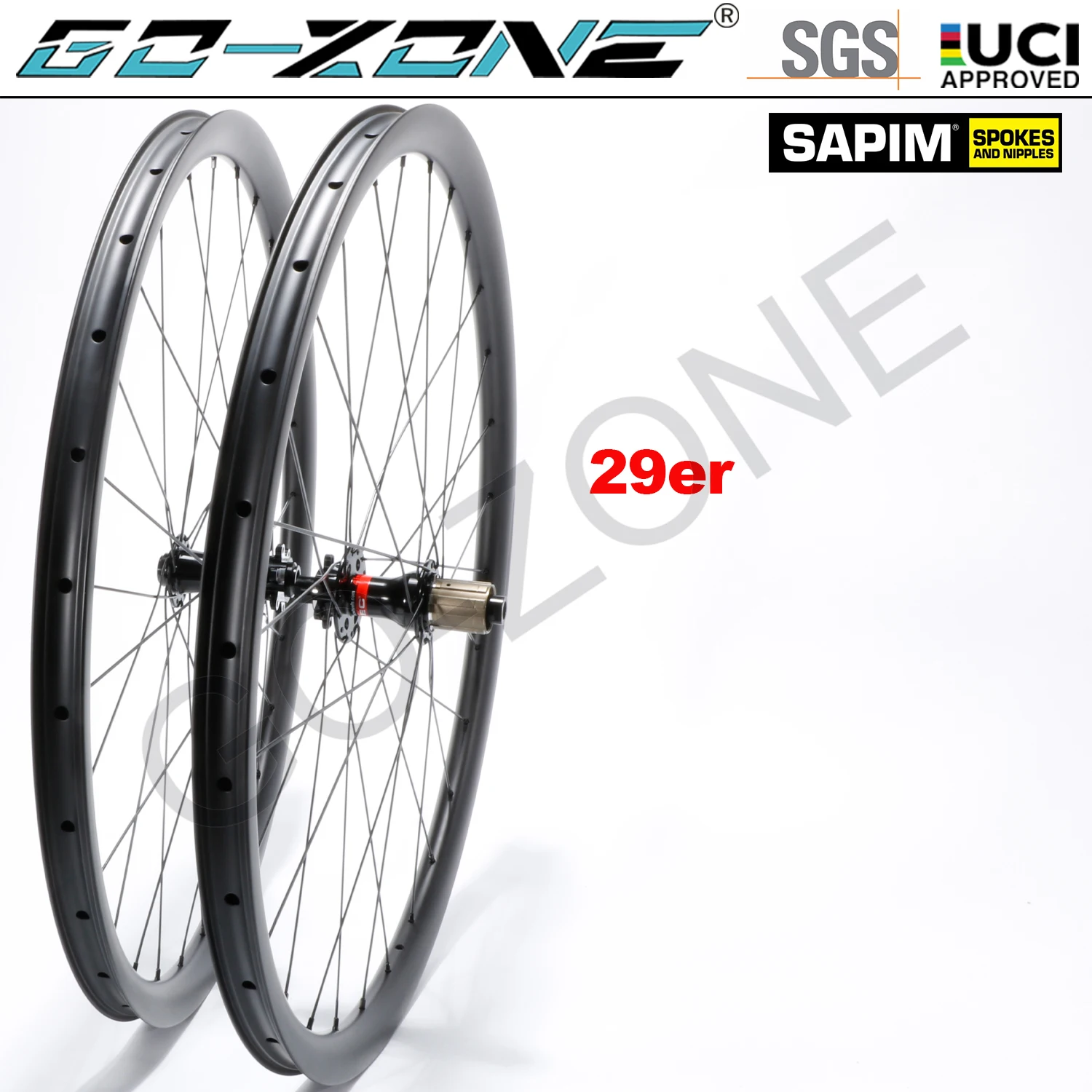 

Lighter And Faster Carbon MTB Wheelset 29er Tubeless Novatec 791 792 Sapim Thru Axle / Quick Release / Boost MTB Bicycle Wheels